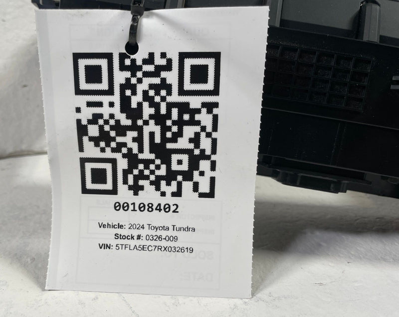 Load image into Gallery viewer, 2022 - 2025 TOYOTA TUNDRA DASHBOARD HAZARD CONTROL SWITCH ASSEMBLY # 108402