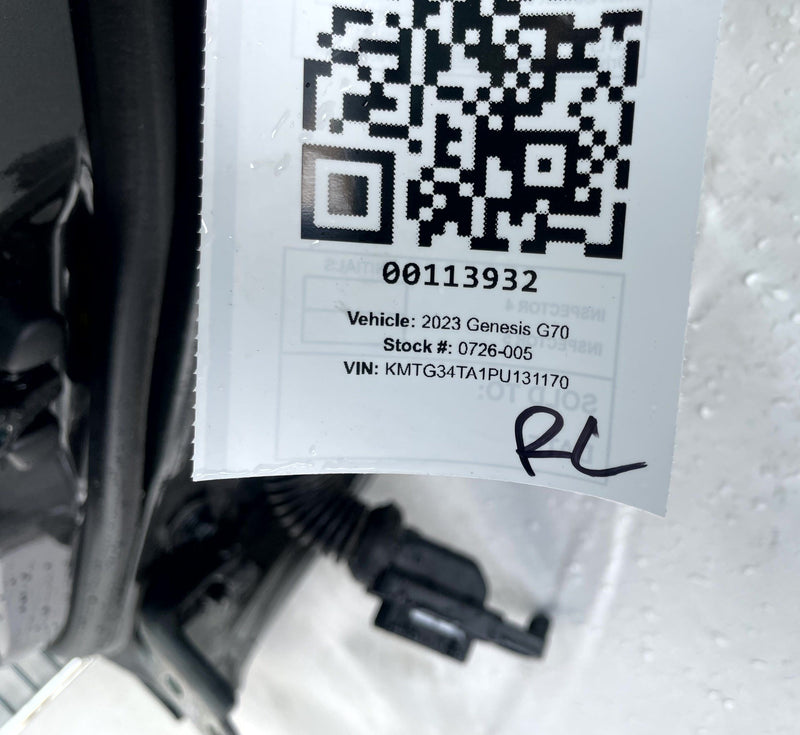 Load image into Gallery viewer, GENESIS G70 REAR LEFT DRIVER SIDE DOOR ASSEMBLY GRAY (NCM) 2019-2026 # 113932