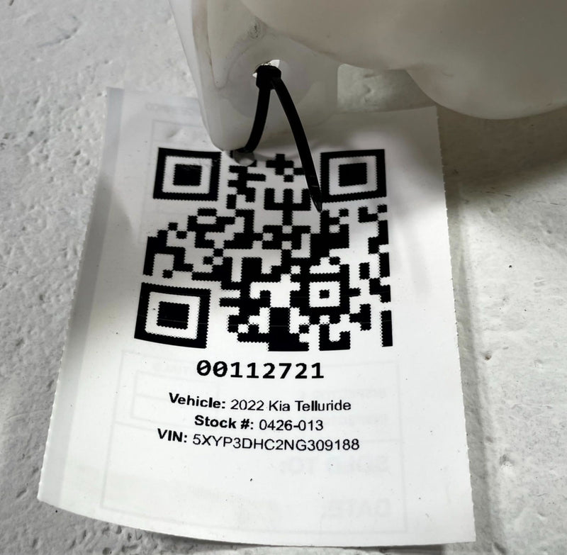 Load image into Gallery viewer, 20-25 KIA TELLURIDE RADIATOR COOLANT RESERVOIR RECOVERY TANK BOTTLE 3.8L #112721