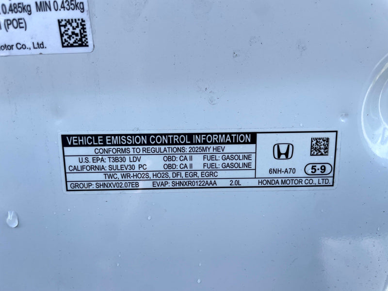 Load image into Gallery viewer, HONDA ACCORD FRONT HOOD BONNET SHELL COVER PANEL WHITE (NH883P) 23-25 # 109589