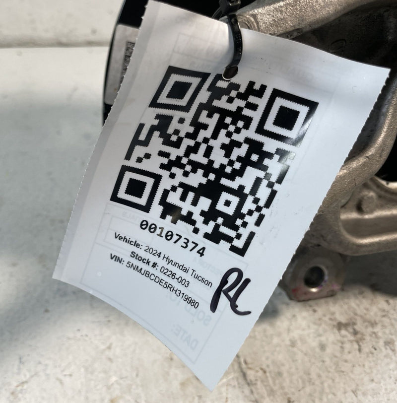 Load image into Gallery viewer, 2022-2025 HYUNDAI TUCSON AWD REAR LEFT SIDE SPINDLE KNUCKLE W/ WHEEL HUB #107374