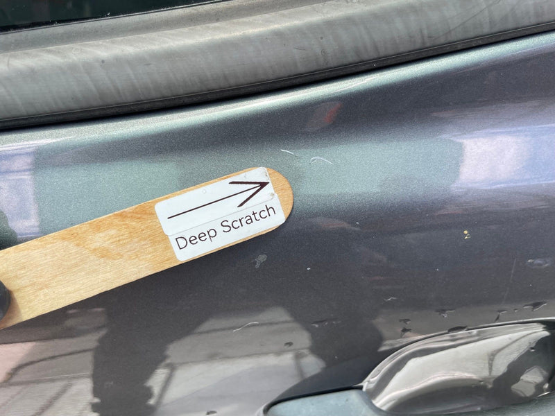 Load image into Gallery viewer, FORD RANGER REAR LEFT DRIVER SIDE DOOR SHELL ASSEMBLY GRAY (M7) 19-23 # 112233