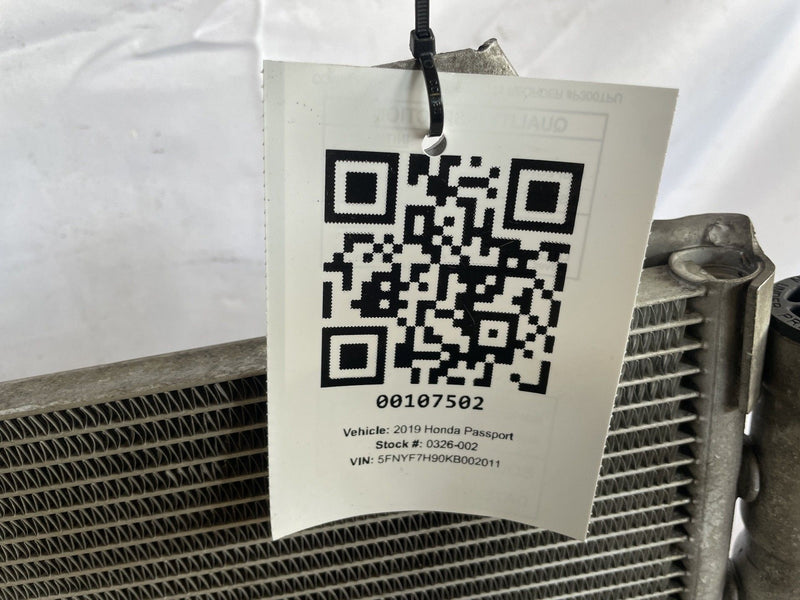 Load image into Gallery viewer, 2019 - 2025 HONDA PASSPORT A/C AIR CONDITIONING CONDENSER 80100-TG7-A01 # 107502