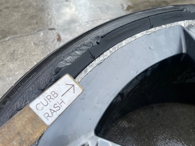Load image into Gallery viewer, GENESIS GV70 21X9 5 SPOKE WHEEL RIM W/TIRE SILVER (ONLY#1) 2022-2025 # 107616