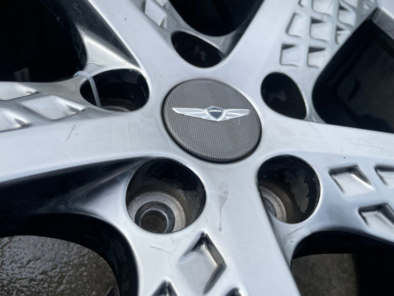 Load image into Gallery viewer, GENESIS GV70 21X9 5 SPOKE WHEEL RIM W/TIRE SILVER (ONLY#1) 2022-2025 # 107617