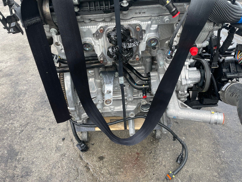 Load image into Gallery viewer, GENESIS GV70 AWD ENGINE MOTOR WITH TURBO ASSEMBLY 2.5L 29K 2022-2024 # 107619