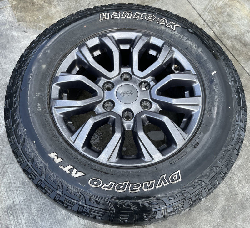 Load image into Gallery viewer, FORD RANGER 17x8 12 SPOKE GRAY ALLOY WHEEL RIM W/TIRE (ONLY#1) 2019-2023 #112228