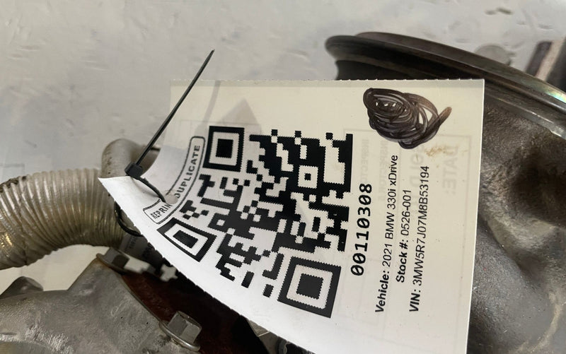 Load image into Gallery viewer, 2019-2025 BMW 330I xDRIVE G20 ENGINE TURBOCHARGER EXHAUST MANIFOLD 2.0L # 110308