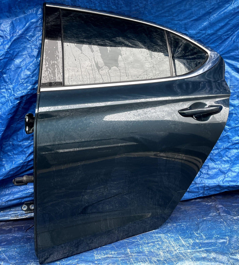 Load image into Gallery viewer, GENESIS G70 REAR LEFT DRIVER SIDE DOOR ASSEMBLY GREEN (URA) 2019-2026 # 110064