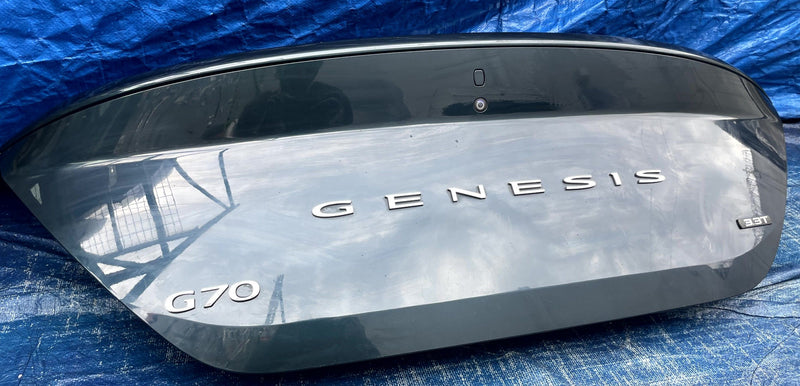 Load image into Gallery viewer, GENESIS G70 REAR TRUNK LID DECK TAIL GATE TAILGATE GREEN (URA) 2022-2026 #110062