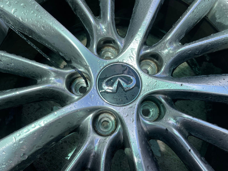 Load image into Gallery viewer, INFINITI Q50 18x7.5 15 V SPOKE ALLOY WHEEL RIM W/ TIRE (ONLY#1) 18-24 # 112496