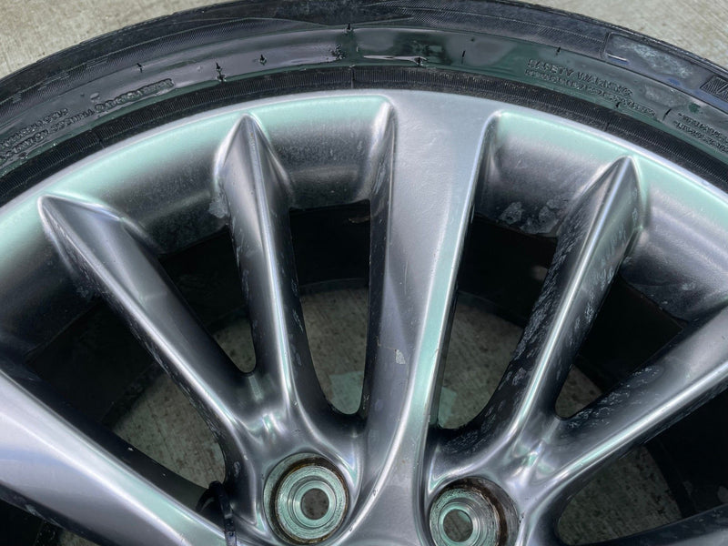 Load image into Gallery viewer, INFINITI Q50 18x7.5 15 V SPOKE ALLOY WHEEL RIM W/ TIRE (ONLY#1) 18-24 # 112490
