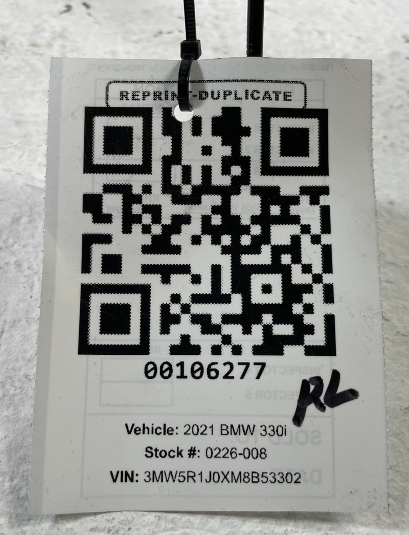 Load image into Gallery viewer, 2019-2025 BMW 330I G20 REAR LEFT DRIVER SIDE ABS WHEEL SPEED SENSOR # 106277