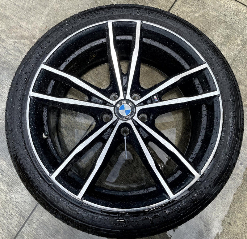 Load image into Gallery viewer, BMW G20 330i REAR 19x8'' STYLE 791M DOUBLE SPOKE WHEEL RIM W/TIRE 19-25 # 110324