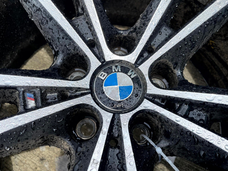 Load image into Gallery viewer, BMW 330i FRONT 19x8'' STYLE 791M 5 DOUBLE SPOKE WHEEL RIM W/ TIRE 19-25 # 110323