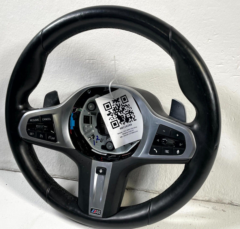 Load image into Gallery viewer, 2019 - 2025 BMW G20 330i xDrive STEERING WHEEL W/MULTIFUNCTION SWITCHES # 110288