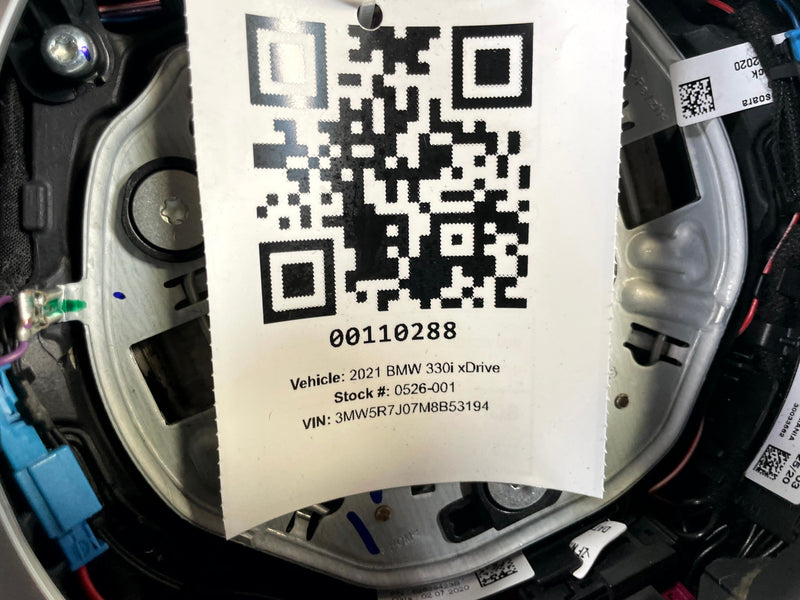 Load image into Gallery viewer, 2019 - 2025 BMW G20 330i xDrive STEERING WHEEL W/MULTIFUNCTION SWITCHES # 110288