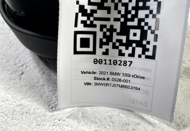 Load image into Gallery viewer, 19-23 BMW 330i xDrive G20 FRONT LEFT DRIVER STEERING WHEEL AIRBAG AIRBAG #110287