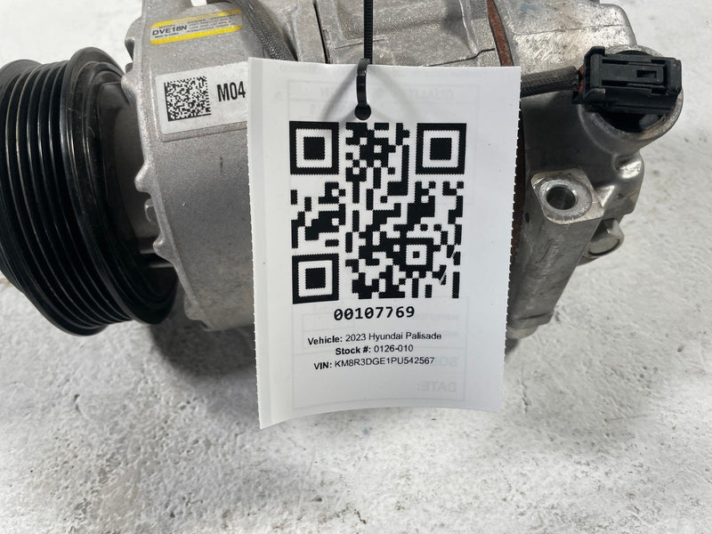 Load image into Gallery viewer, 2023-2025 HYUNDAI PALISADE AC A/C AIR CONDITIONING COMPRESSOR 55K MILES # 107769