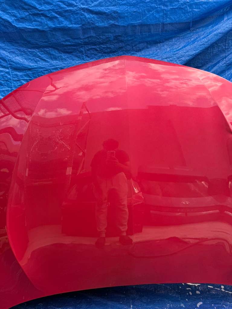 Load image into Gallery viewer, ACURA RDX FRONT HOOD BONNET COVER PANEL ASSEMBLY RED (R568P) 2019-2025 # 105581