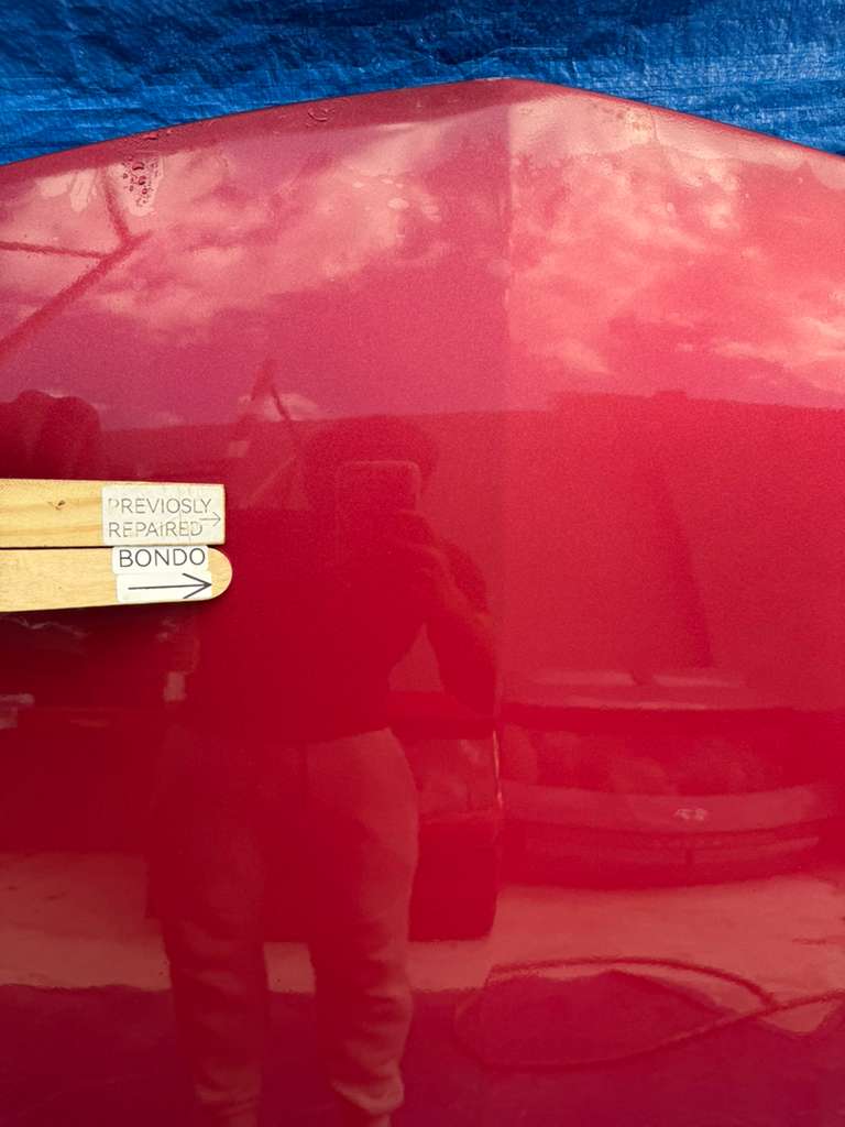 Load image into Gallery viewer, ACURA RDX FRONT HOOD BONNET COVER PANEL ASSEMBLY RED (R568P) 2019-2025 # 105581