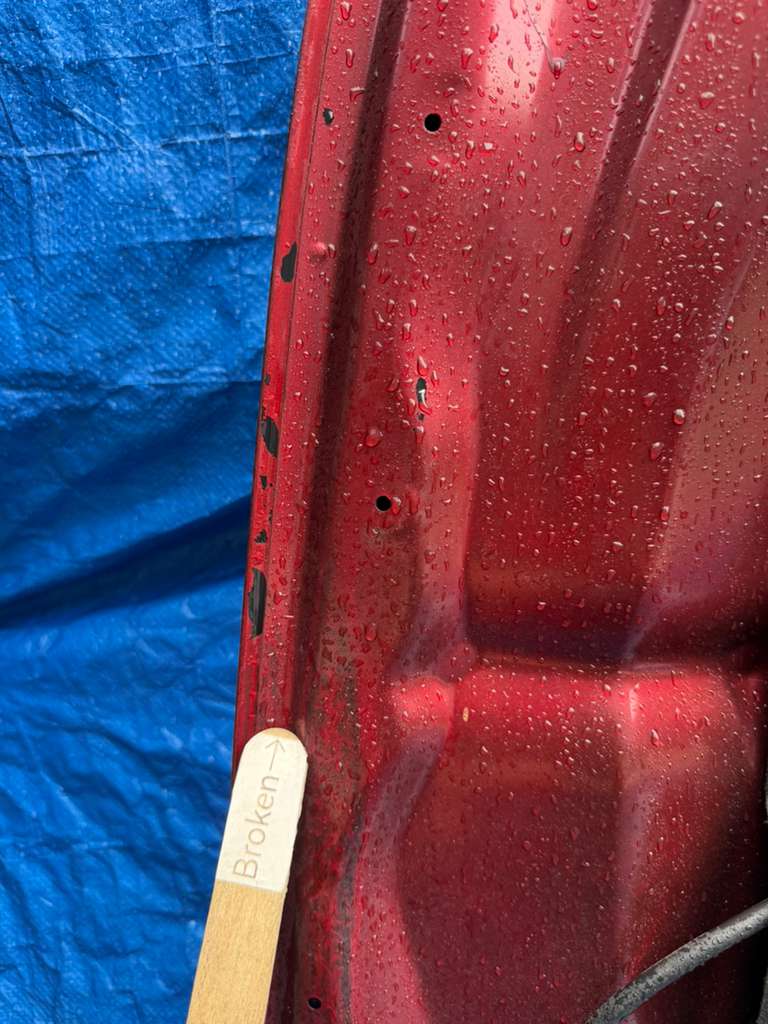 Load image into Gallery viewer, ACURA RDX FRONT HOOD BONNET COVER PANEL ASSEMBLY RED (R568P) 2019-2025 # 105581