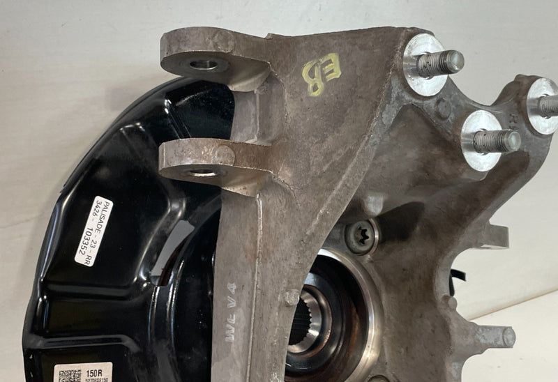 Load image into Gallery viewer, 20-25 HYUNDAI PALISADE AWD REAR RIGHT SPINDLE KNUCKLE W/ BEARING HUB # 103352
