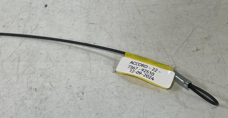 Load image into Gallery viewer, 2018 - 2022 HONDA ACCORD FUEL FILLER DOOR LID LOCK LATCH ACTUATOR CABLE # 92510
