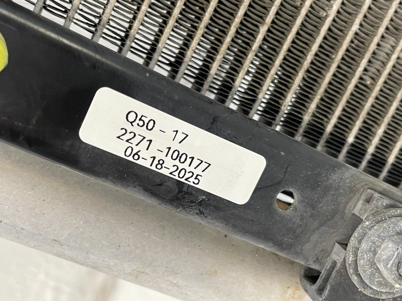 Load image into Gallery viewer, 16-22 INFINITI Q50 17-22 Q60 AC A/C CONDENSER ASSEMBLY 3.0L 92100-5CF0A # 100177