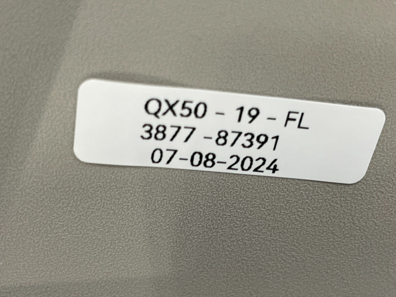 Load image into Gallery viewer, 2019 - 2020 INFINITI QX50 FRONT LEFT DRIVER SIDE SUNVISOR SUN VISOR GRAY # 87391