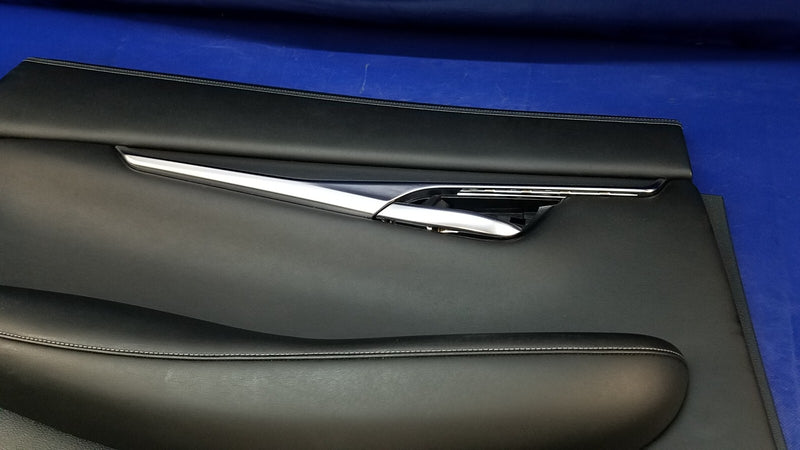 Load image into Gallery viewer, 19-21 INFINITI QX50 REAR LEFT DRIVER SIDE INTERIOR DOOR TRIM PANEL BLACK # 73576