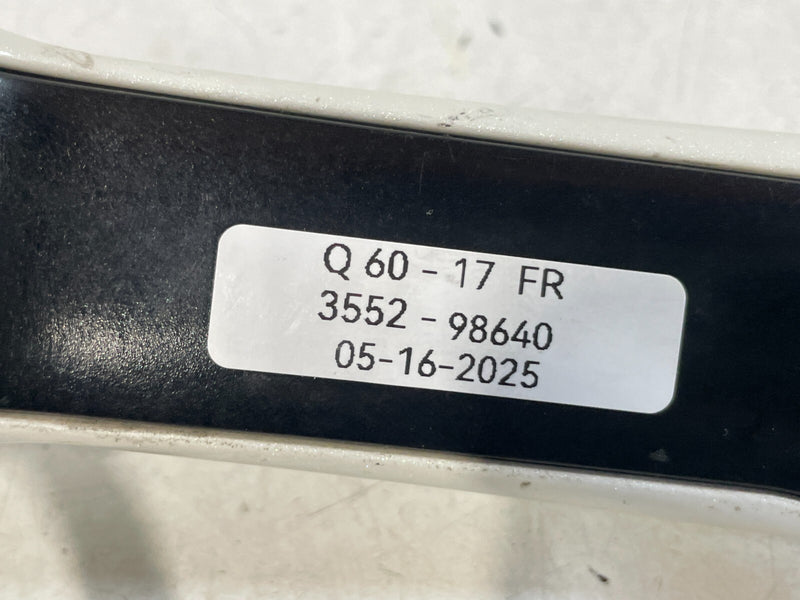 Load image into Gallery viewer, 2017-2020 INFINITI Q60 FRONT RIGHT SIDE EXTERIOR DOOR HANDLE WHITE (QAB) # 98640