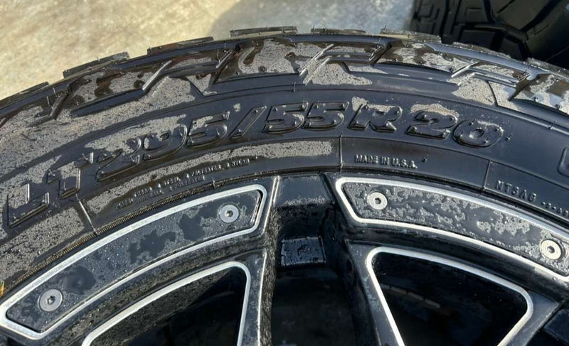 Load image into Gallery viewer, FOR 19-25 CHEVROLET SILVERADO 1500 XD KMC 20x12 WHEEL RIM W/ TIRE (SET#4) 106180