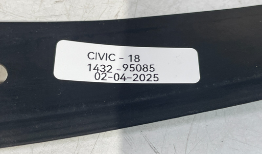 2016 - 2021 HONDA CIVIC FRONT HOOD BONNET WEATHERSTRIP RUBBER SEAL