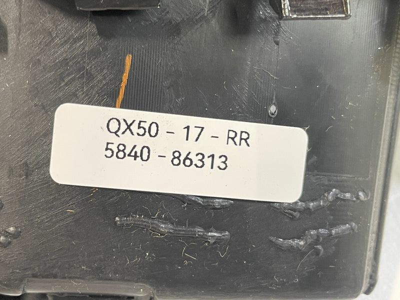 Load image into Gallery viewer, 2016-2017 INFINITI QX50 REAR RIGHT PASSENGER DOOR WINDOW SWITCH BEZEL # 86313
