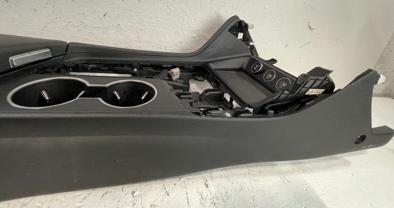 Load image into Gallery viewer, 2019-2025 GENESIS G70 CENTER CONSOLE TRIM BEZEL COVER PANEL BLACK # 104349
