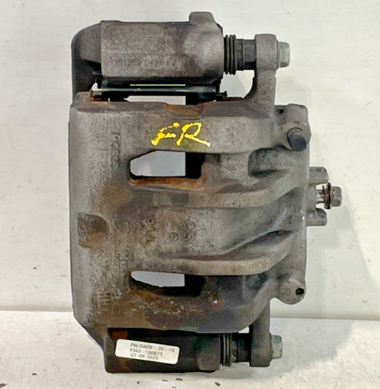 2020-2025 HYUNDAI PALISADE FRONT RIGHT SIDE BRAKE CALIPER W/O BRAKE PADS