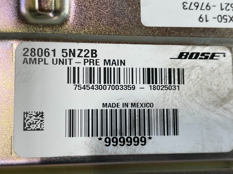 Load image into Gallery viewer, 2019 - 2020 INFINITI QX50 BOSE RADIO AUDIO AMP AMPLIFIER 28061-5NZ2B # 97673
