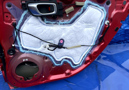 ACURA INTEGRA REAR RIGHT PASSENGER SIDE DOOR ASSEMBLY RED (R568P) 23-25