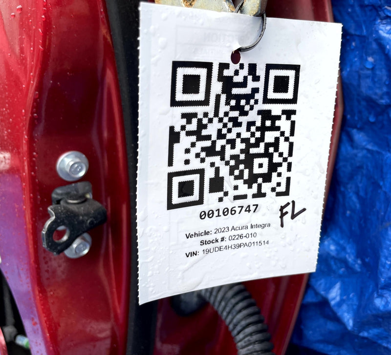 Load image into Gallery viewer, ACURA INTEGRA FRONT LEFT DRIVER SIDE DOOR ASSEMBLY RED (R568P) 2023-2025 #106747
