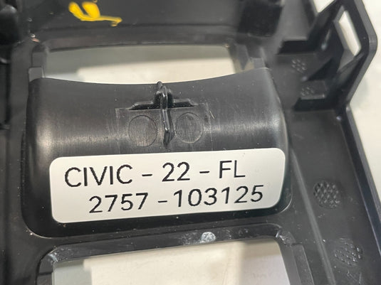 2022 - 2025 HONDA CIVIC FRONT LEFT SIDE POWER DOOR WINDOW SWITCH BEZEL