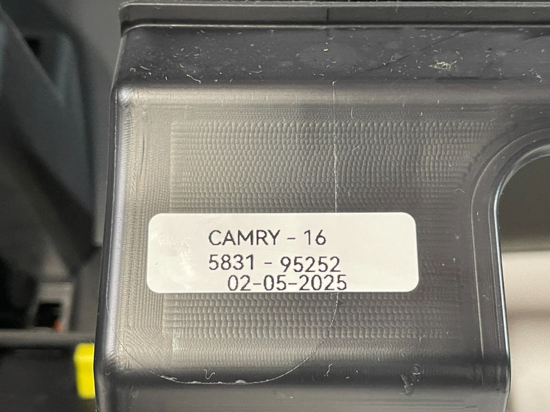 Load image into Gallery viewer, 2015 - 2017 TOYOTA CAMRY DASHBOARD INSTRUMENT COVER PANEL ASSEMBLY BLACK # 95252
