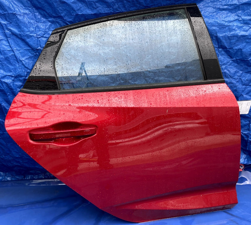Load image into Gallery viewer, ACURA INTEGRA REAR RIGHT PASSENGER SIDE DOOR ASSEMBLY RED (R568P) 23-25 # 106749

