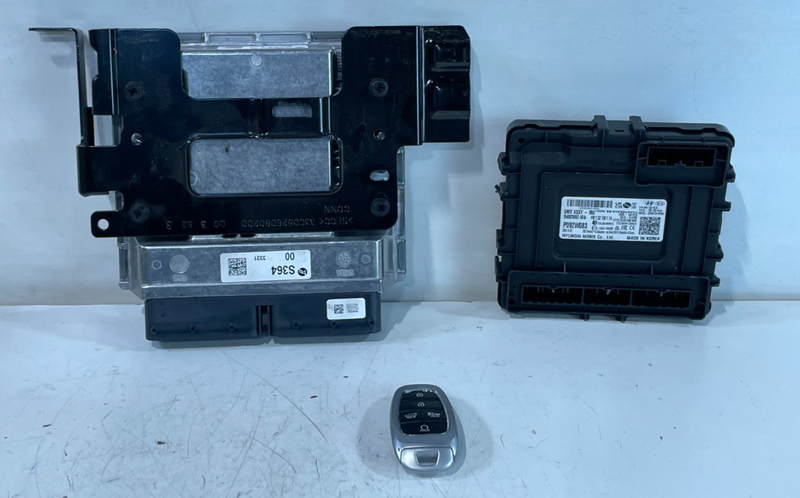 Load image into Gallery viewer, 2024 HYUNDAI TUCSON SEL ENGINE &amp; BODY CONTROL MODULE ECM BCM W/ KEY FOB # 103235
