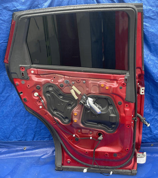 ACURA RDX REAR LEFT DRIVER SIDE DOOR ASSEMBLY RED (R568P) 2019 - 2025