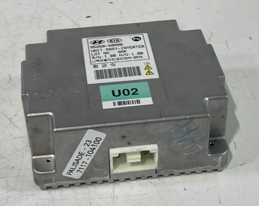 2023 HYUNDAI PALISADE TRUNK POWER INVERTER SUPPLY CONTROL MODULE UNIT