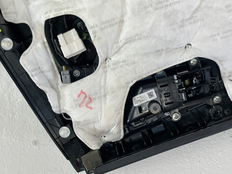 Load image into Gallery viewer, 2022 - 2023 GENESIS G70 REAR RIGHT PASSENGER SIDE DOOR TRIM PANEL # 101054
