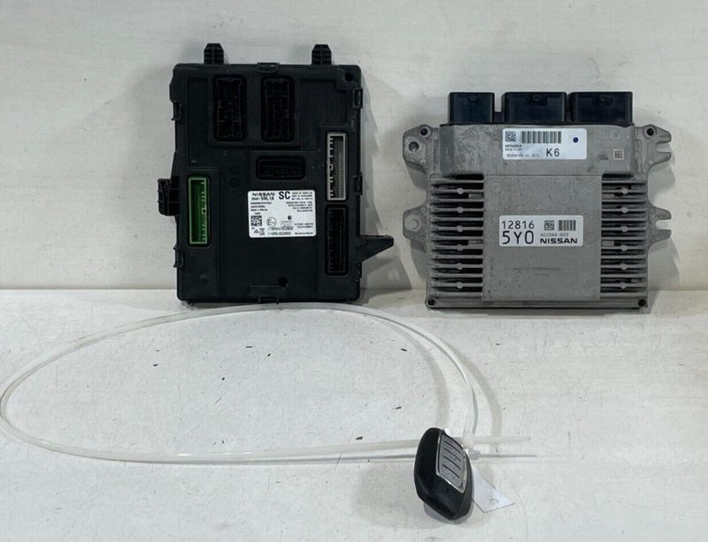 Load image into Gallery viewer, 19-20 INFINITI QX50 FWD ENGINE &amp; BODY CONTROL MODULE ECM BCM W/ KEY FOB # 95990
