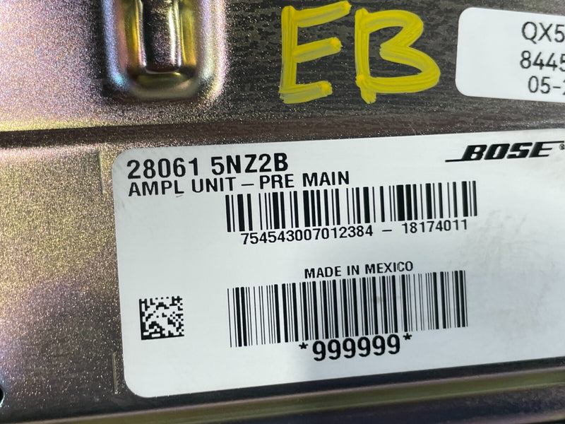 Load image into Gallery viewer, 2019 - 2020 INFINITI QX50 BOSE RADIO AUDIO AMP AMPLIFIER 28061-5NZ2B # 98805
