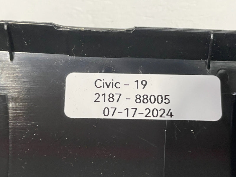 Load image into Gallery viewer, HONDA CIVIC HATCHBACK LEFT SIDE DASH DASHBOARD BEZEL MOLDING TRIM COVER # 88005
